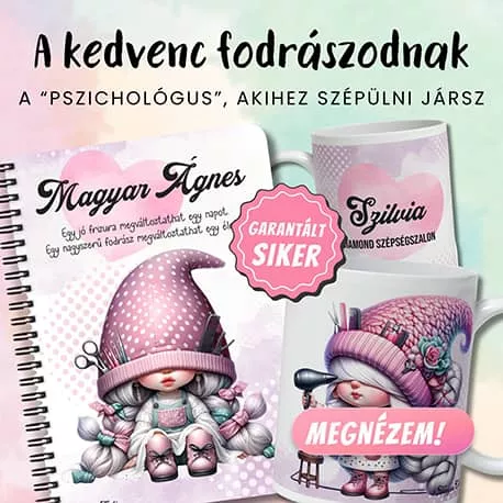 A legcukibb KÖSZÖNÖM ajándék fodrászoknak | személyre szabható bögrék, füzetek, párnák stb | nagyoncuki.hu