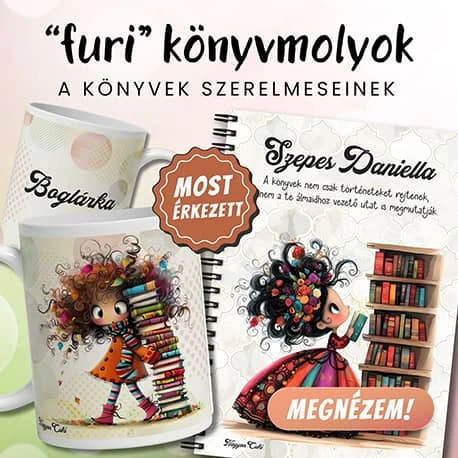 Bájosan zilált cuki könyvmolyok | A legaranyosabb ajándék a könyvek szerelmeseinek | nagyoncuki.hu