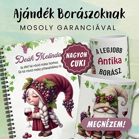 A szüreti bál legjobb ajándéka: borász cuki manók | a legkedvesebb személyre szabható ajándékok | nagyoncuki.hu