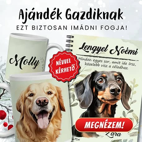 A legcukibb ajándék ötletek Kutyásoknak, Gazdiknak | Névvel kérhető bögrék, párnák, füzetek és más | nagyoncuki.hu