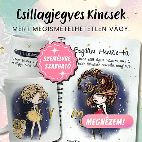 A tökéletes horoszkópos ajándékok lányoknak és nőknek | Személyre szabható névvel, idézettel és karakterrel | nagyoncuki.hu