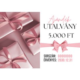 Ajándékutalvány OTTHONI NYOMTATÁSSAL 5.000 Ft