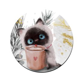 Unikornis és kávé mintás bögre alátét