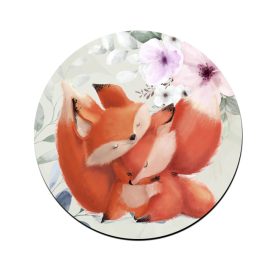 Cuki róka szerelem mintás bögre alátét