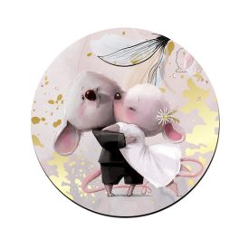 A legcukibb Egér Pár mintás bögre alátét