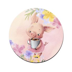 Tündéri lila elefánt mintás bögre alátét