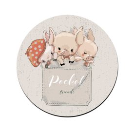 Zsebi malackák mintás bögre alátét