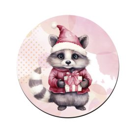 Cuki pink mosómaci mintás bögre alátét