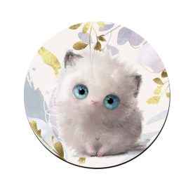 A nevem Hógolyó - Cuki cicus mintás bögre alátét