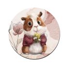 Cuki virágos tengerimalac mintás bögre alátét