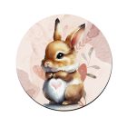 Kávés kutyus mintás bögre alátét