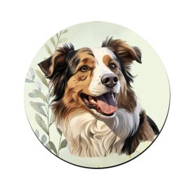 Ausztrál juhászkutya portré mintás bögre alátét