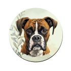 Barna Boxer portré mintás bögre alátét