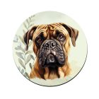 Bullmasztiff portré mintás bögre alátét