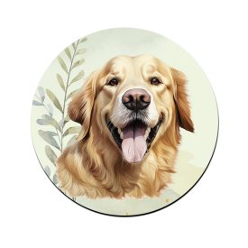 Golden Retriever portré mintás bögre alátét
