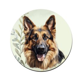 Németjuhász portré mintás bögre alátét