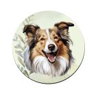 Vidám skót juhászkutya portré mintás bögre alátét