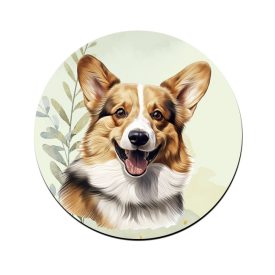 Pembroke Welsh Corgi portré mintás bögre alátét