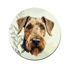 Welsh terrier portré mintás bögre alátét