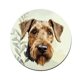 Welsh terrier portré mintás bögre alátét