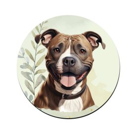 Staffordshire terrier portré mintás bögre alátét