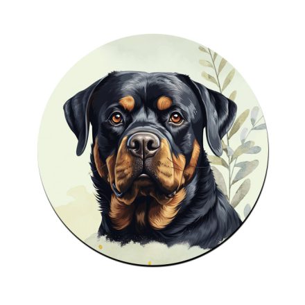 Rottweiler portré mintás bögre alátét