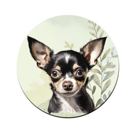 Fekete Csivava portré mintás bögre alátét