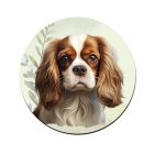 Vörös Cavalier King Charles spániel portré mintás bögre alátét