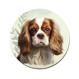   Vörös Cavalier King Charles spániel portré mintás bögre alátét