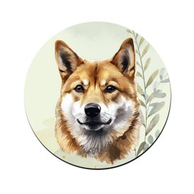 Shiba inu portré mintás bögre alátét