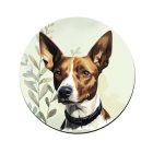 Barna Basenji portré mintás bögre alátét