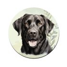 Fekete Labrador Retriever portré mintás bögre alátét