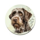 Német drótszőrű vizsla portré mintás bögre alátét