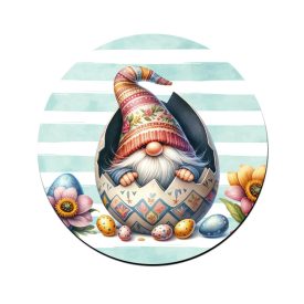 Húsvéti manó virágokkal mintás bögre alátét