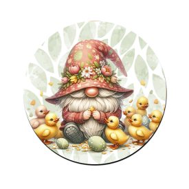 Húsvéti manó kis csibékkel mintás bögre alátét