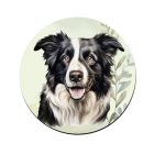 Border Collie portré mintás bögre alátét