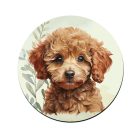 Kis barna uszkár portré mintás bögre alátét