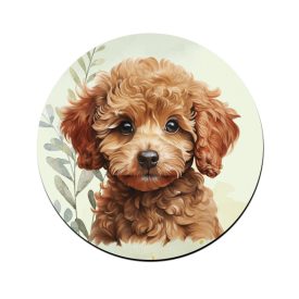 Kis barna uszkár portré mintás bögre alátét