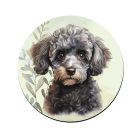 Kis szürke uszkár portré mintás bögre alátét