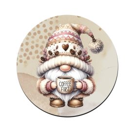Kávés manó - Előbb a kávét mintás bögre alátét