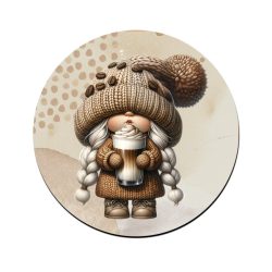 Cappucino kávés manó lány mintás bögre alátét