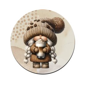 Cappucino kávés manó lány mintás bögre alátét