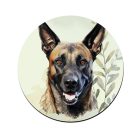 Belga juhászkutya portré mintás bögre alátét