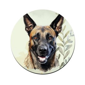 Belga juhászkutya portré mintás bögre alátét