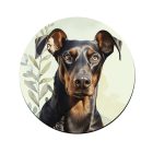 Dobermann portré mintás bögre alátét