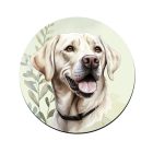 Fehér labrador portré mintás bögre alátét