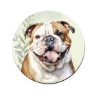 Angol bulldog portré mintás bögre alátét