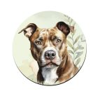 Barna Amerikai Pitbull terrier portré mintás bögre alátét