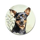 Pincser portré mintás bögre alátét