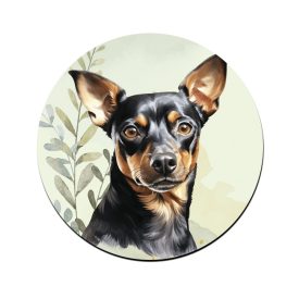 Pincser portré mintás bögre alátét